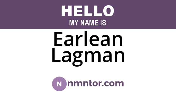 Earlean Lagman