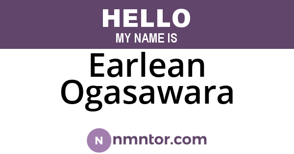 Earlean Ogasawara