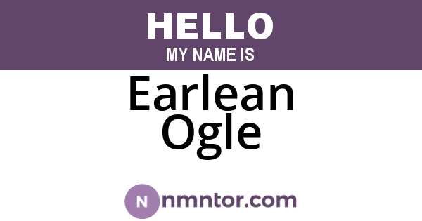 Earlean Ogle