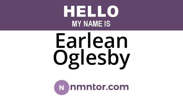 Earlean Oglesby