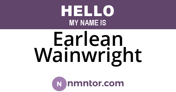 Earlean Wainwright