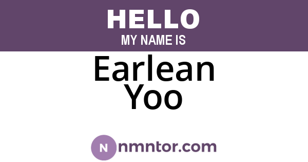 Earlean Yoo