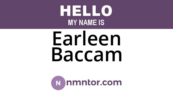 Earleen Baccam