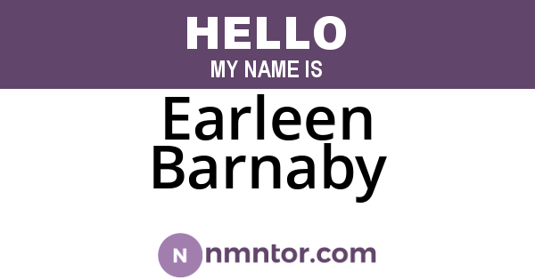 Earleen Barnaby