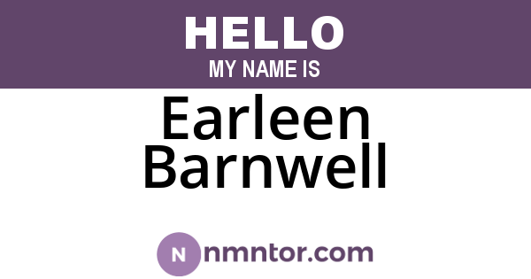 Earleen Barnwell