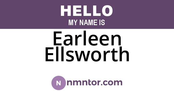 Earleen Ellsworth