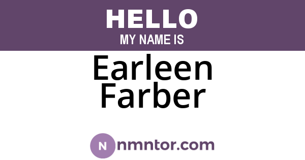 Earleen Farber