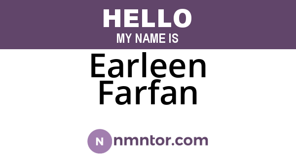 Earleen Farfan