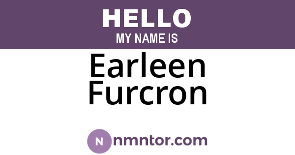 Earleen Furcron