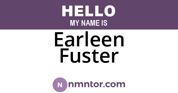 Earleen Fuster
