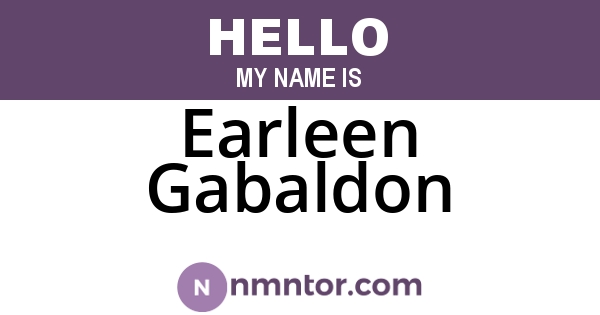 Earleen Gabaldon