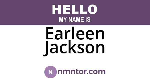 Earleen Jackson