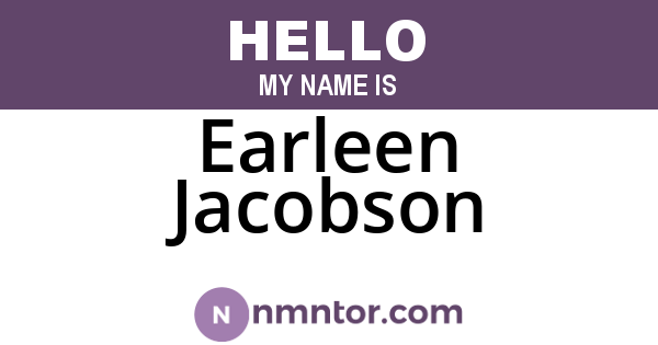 Earleen Jacobson