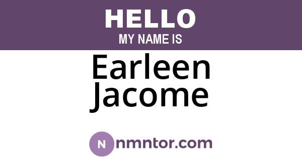Earleen Jacome