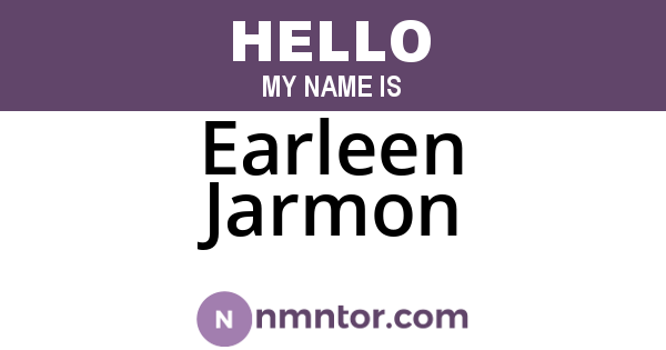 Earleen Jarmon