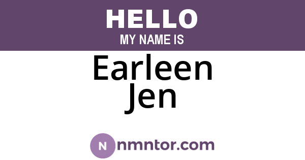 Earleen Jen
