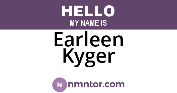 Earleen Kyger