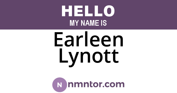 Earleen Lynott