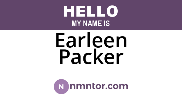 Earleen Packer