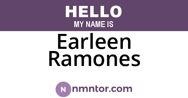 Earleen Ramones