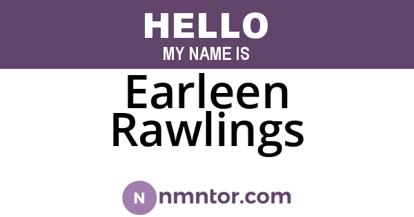 Earleen Rawlings