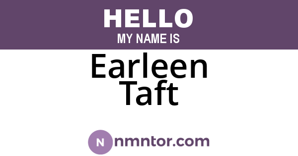 Earleen Taft