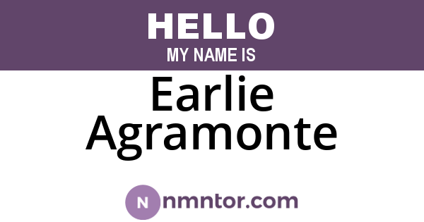 Earlie Agramonte