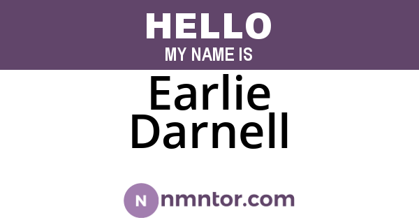 Earlie Darnell
