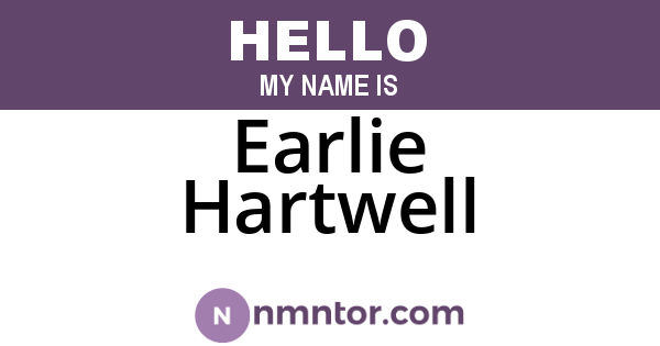 Earlie Hartwell