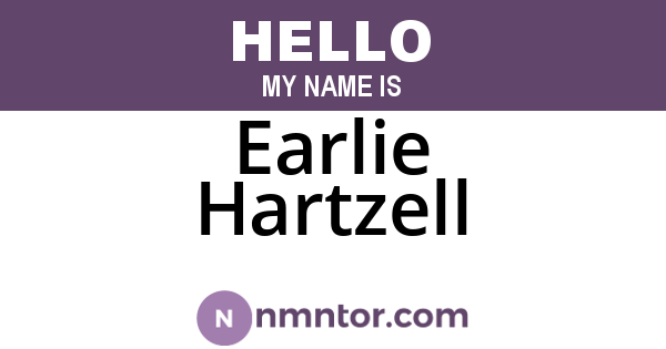 Earlie Hartzell