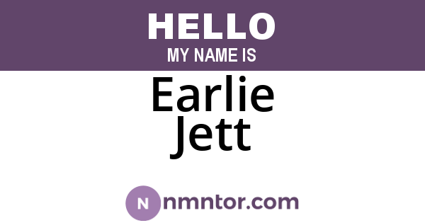 Earlie Jett