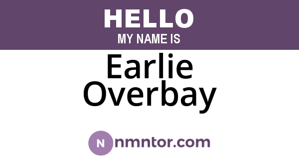 Earlie Overbay