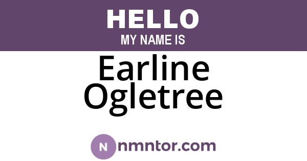 Earline Ogletree