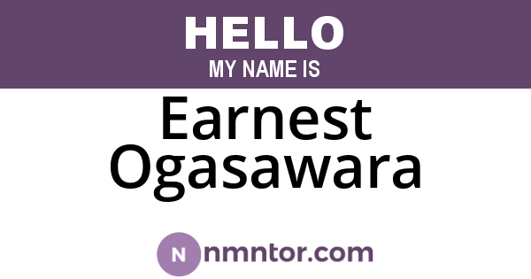Earnest Ogasawara