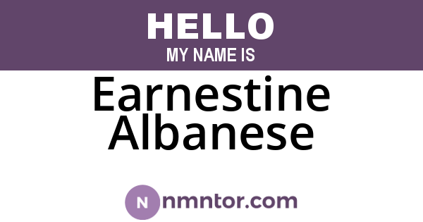 Earnestine Albanese