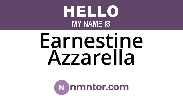 Earnestine Azzarella