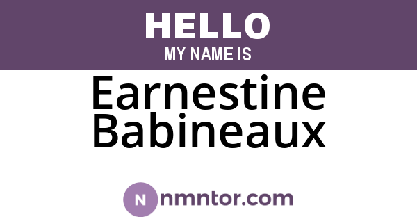 Earnestine Babineaux