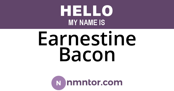 Earnestine Bacon