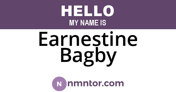 Earnestine Bagby