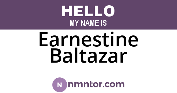 Earnestine Baltazar