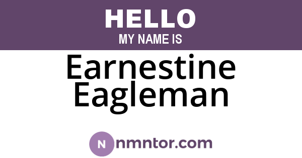 Earnestine Eagleman