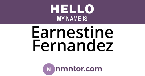 Earnestine Fernandez