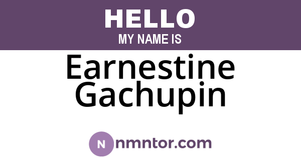 Earnestine Gachupin