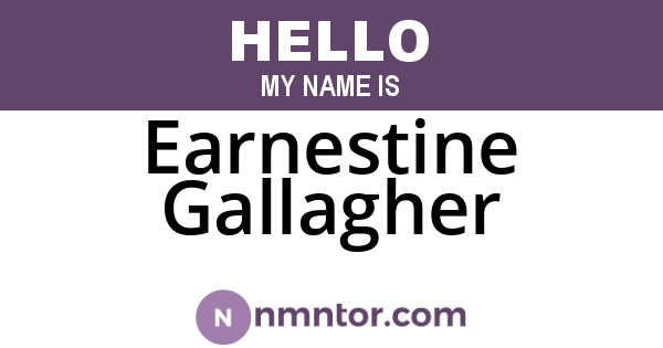 Earnestine Gallagher