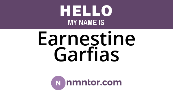 Earnestine Garfias
