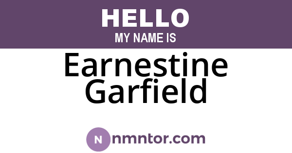 Earnestine Garfield