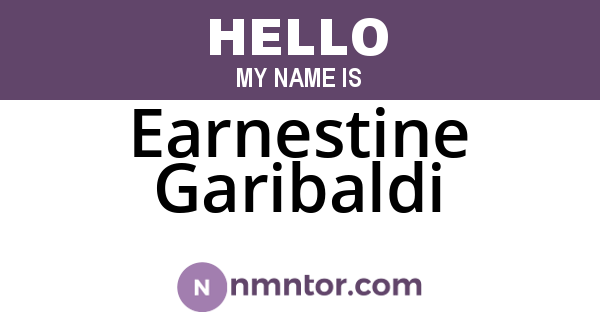 Earnestine Garibaldi