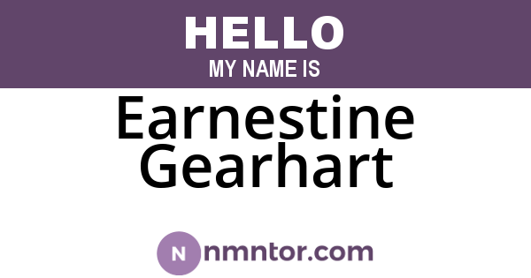 Earnestine Gearhart