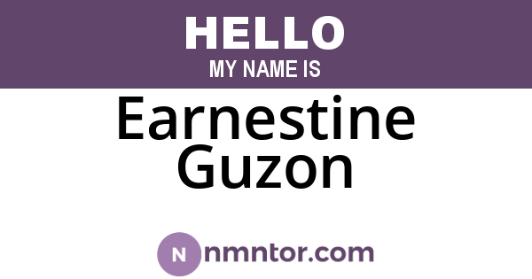 Earnestine Guzon