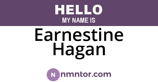 Earnestine Hagan